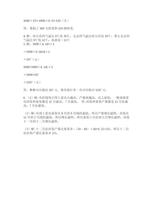 贵州省贵阳市小升初数学试卷精品（精选题）.docx
