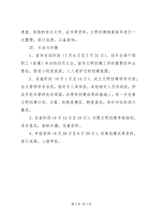 文明单位活动计划.docx