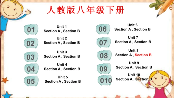 人教版八下Unit 8 Have you read Treasure Island yet?
 Se