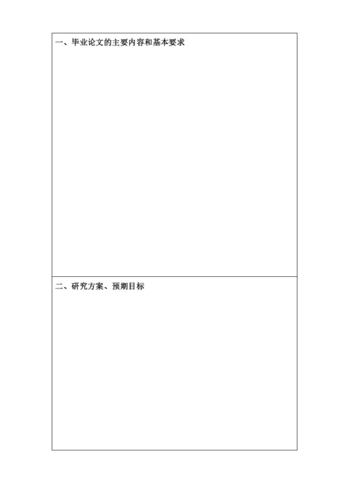 济宁学院本科毕业论文相关表格与说明.docx
