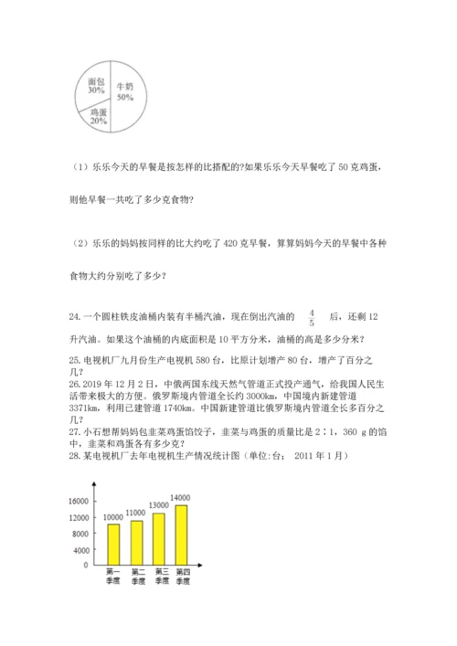小升初数学应用题50道及答案.docx