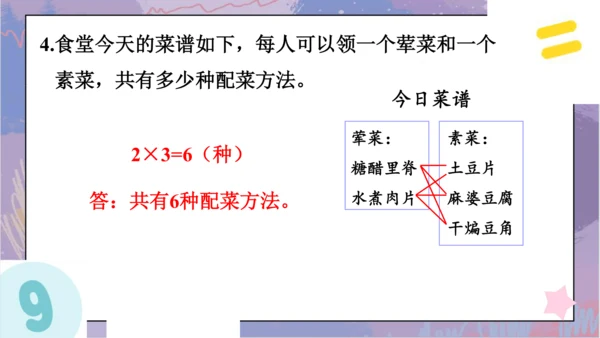 第九单元 总复习《数学广角与统计概率》（课件）三年级下册数学人教版
