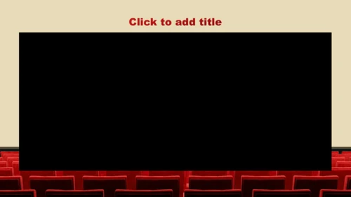 黑红色商务风影视及作品解析通用PPT主题