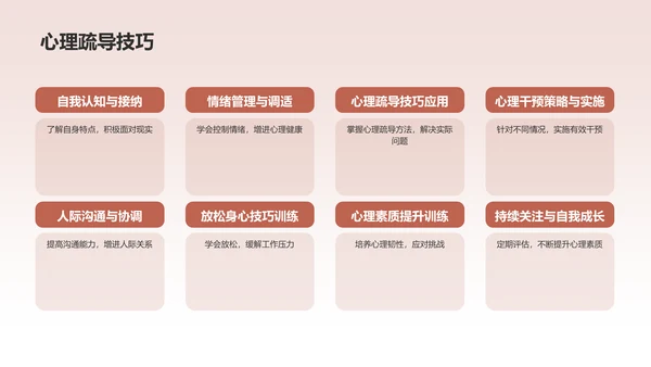 红色员工心理健康培训课件PPT模板