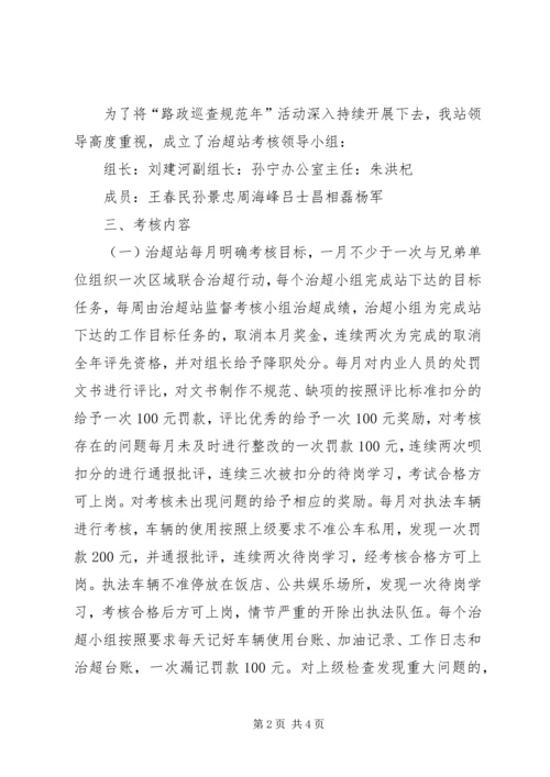 邳州超限检测站考核实施方案.docx