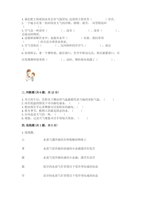 教科版三年级上册科学期末测试卷及答案【夺冠】.docx