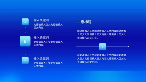 蓝色简约风企业新品项目产品销售发布会PPT模板