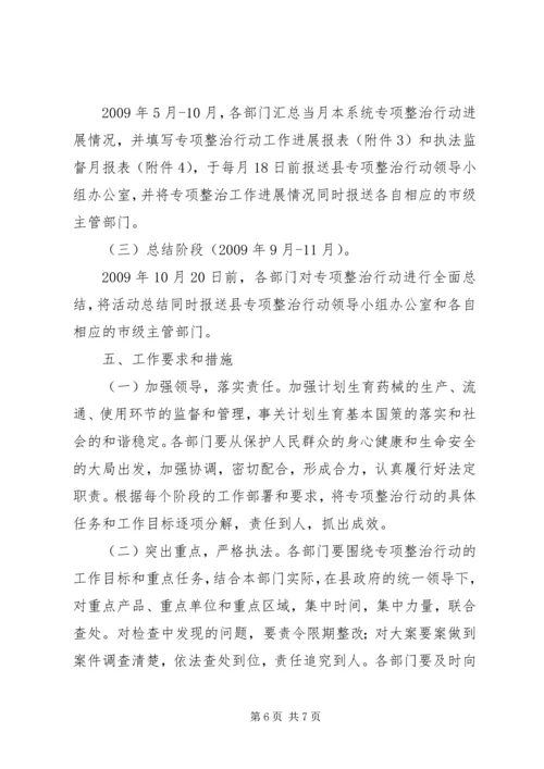 药械市场专项整治实施方案.docx