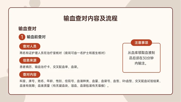 红色扁平插画输血安全管理PPT培训课件护理安全管理