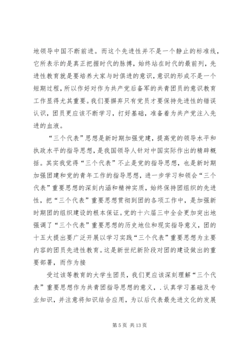 通过党课的学习 (3).docx