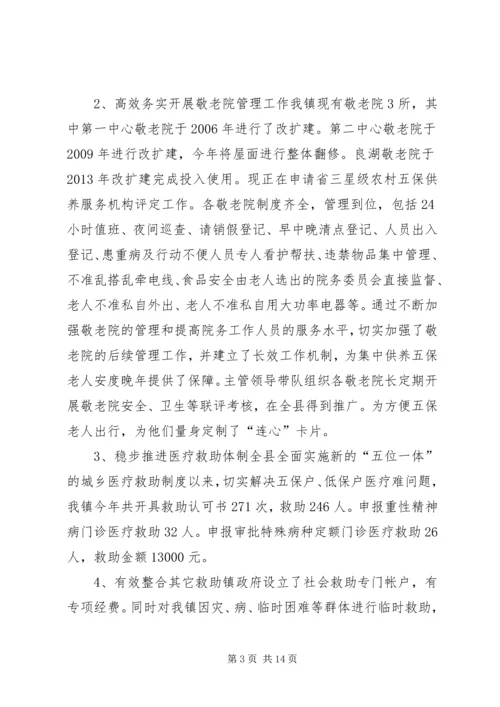 乡镇民政和社会保障办公室年度工作总结.docx