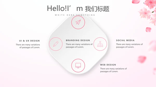 粉色唯美遇见最美教师感恩教师节动态PPT模板