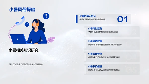 小暑营销活动启动PPT模板