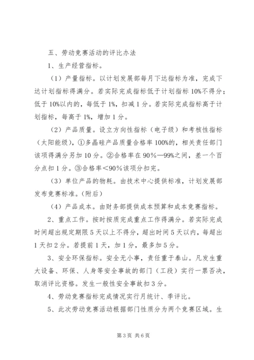 企业劳动竞赛活动实施方案.docx
