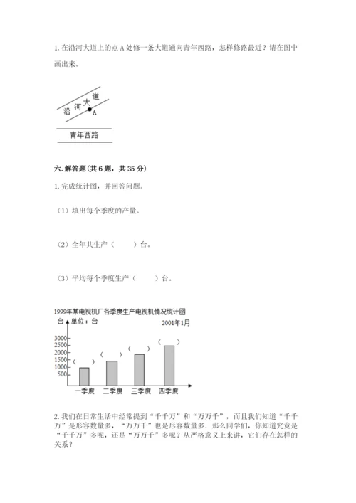 人教版数学四年级上册期末测试卷【考点精练】.docx