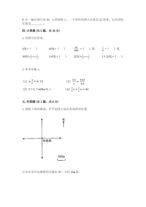 小学六年级下册数学期末卷附参考答案（综合题）.docx