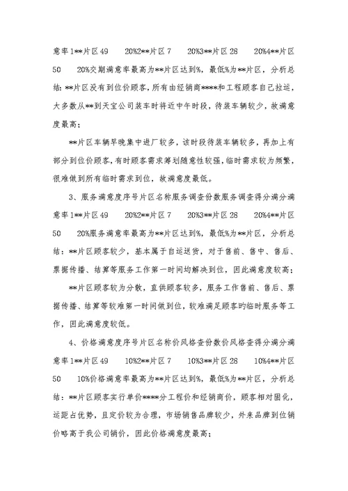 2022年用户满意度调查汇报