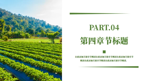 乡村振兴精准扶贫，特色农业项目计划书通用PPT模板