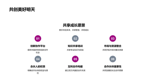 战略合作伙伴启动PPT模板