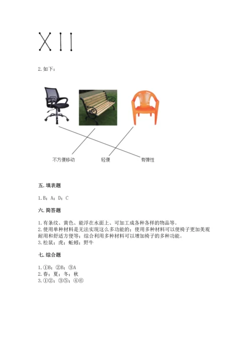 教科版科学二年级上册《期末测试卷》精品【b卷】.docx