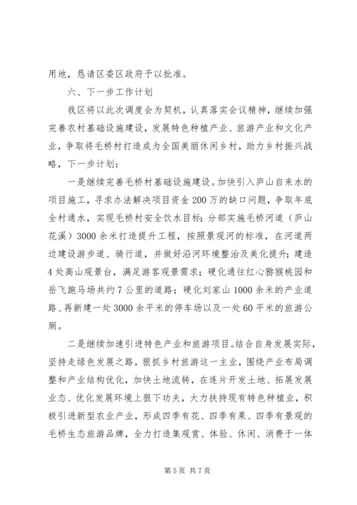 开发区美丽休闲乡村建设工作汇报.docx