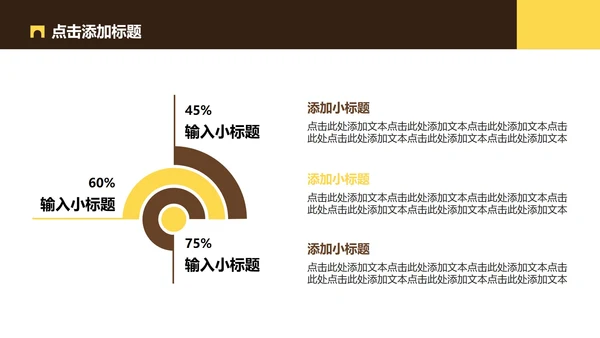 棕黄色都江堰介绍旅游攻略PPT模板