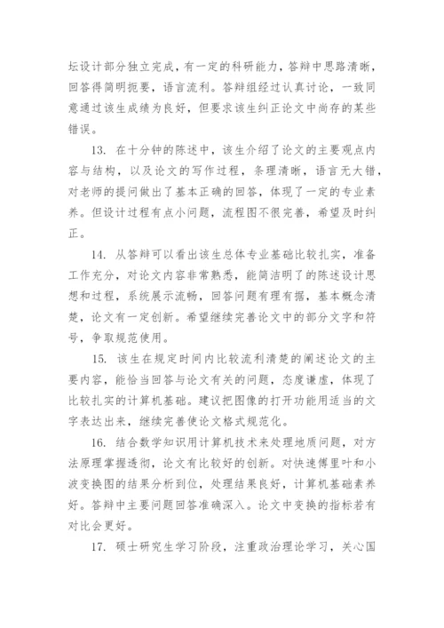 2023论文专业性指导的评语文案80句.docx