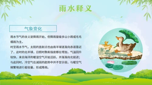 雨水节气通用PPT