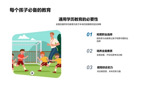 通用学历教育讲解PPT模板