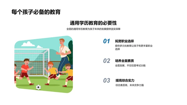 通用学历教育讲解PPT模板