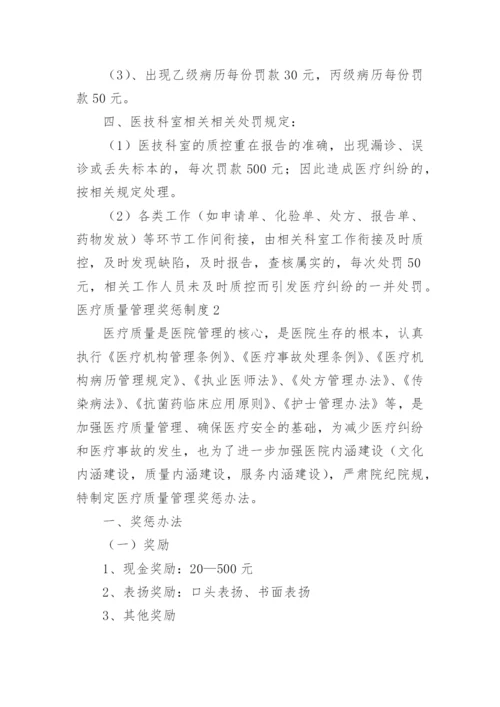 医疗质量管理奖惩制度.docx