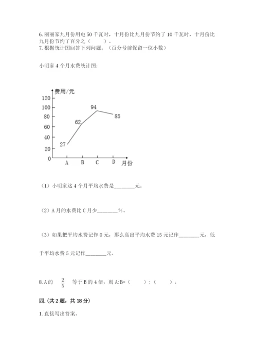 最新人教版小升初数学模拟试卷（网校专用）.docx