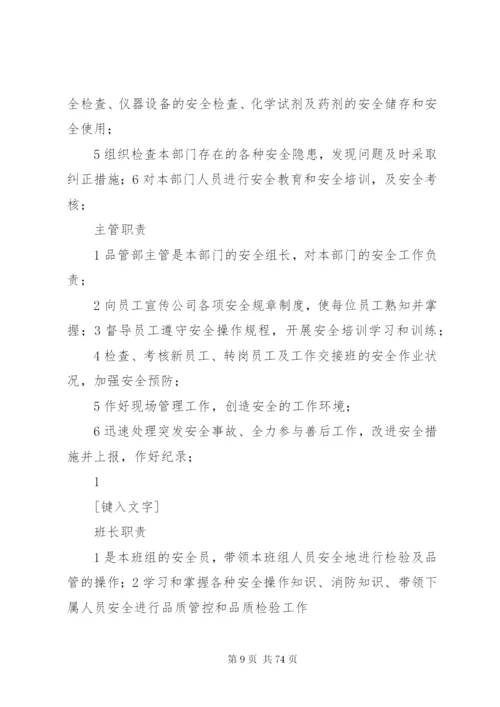 品管部管理规章制度.docx