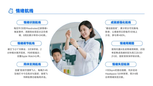 蓝色商务风开学季新学年规划新学期新航线PPT模板