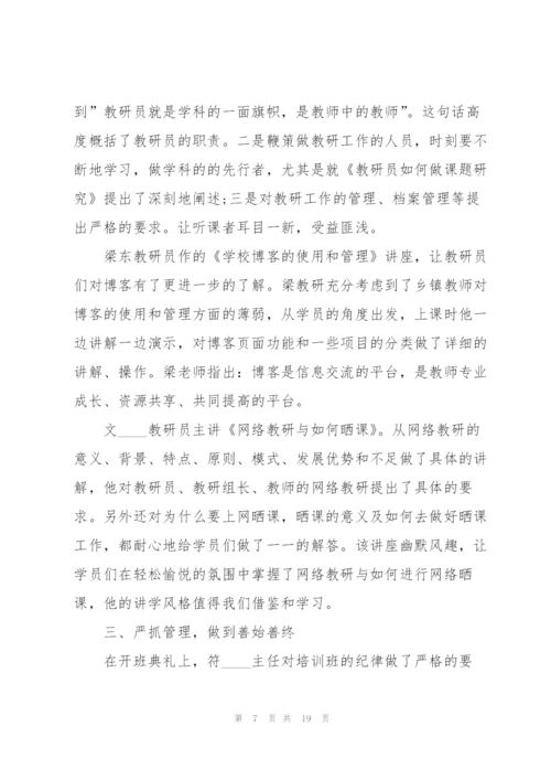教研员年终工作总结5篇.docx