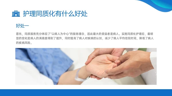 蓝色商务实拍风同质化护理业务培训PPT课件管理