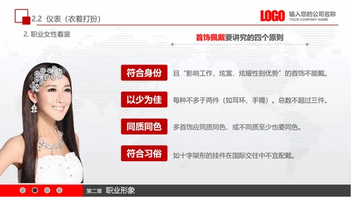 实用员工入职商务礼议培训PPT