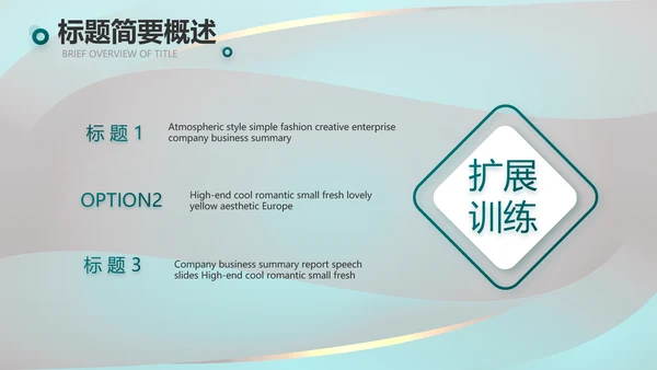 绿色莫兰迪公司产品介绍宣传通用PPT