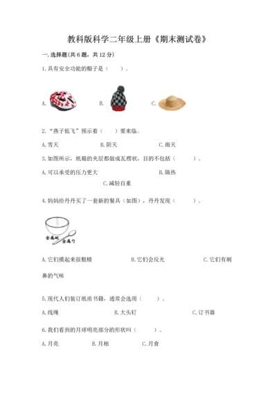 教科版科学二年级上册《期末测试卷》附参考答案【考试直接用】.docx