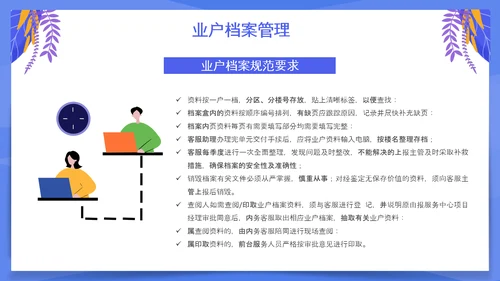 小区物业客服培训PPT模板