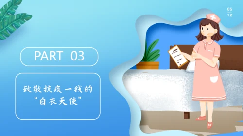 国际护士节最美天使通用PPT模板