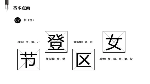 黑白简约商务硬笔书法培训课件PPT