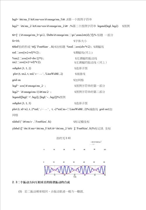 Matlab期末论文模版