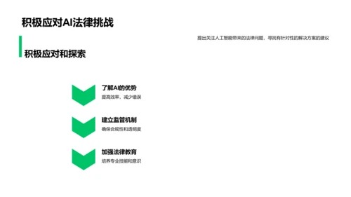 AI法律应用探析PPT模板