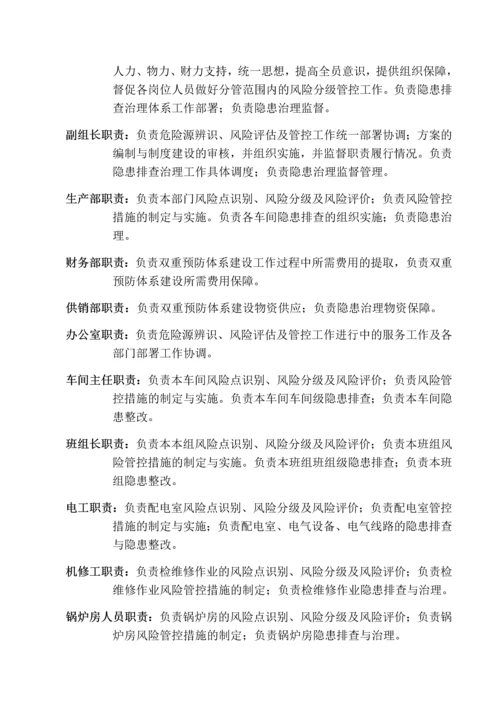 企业双重预防体系建设文件汇编.docx