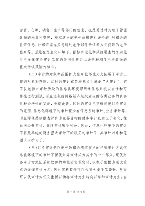 信息化环境下审计导向模式探析.docx