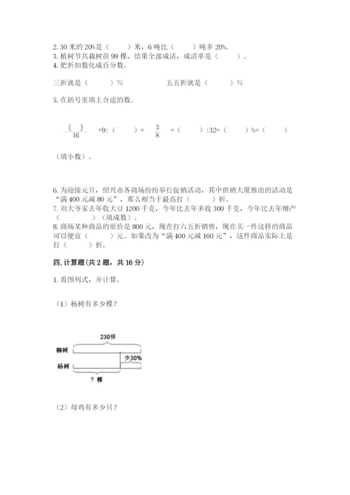 苏教版六年级下册数学期中测试卷及答案【有一套】.docx