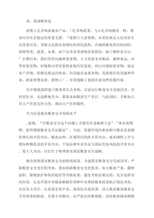 粮食安全形势与政策论文范文十篇.docx