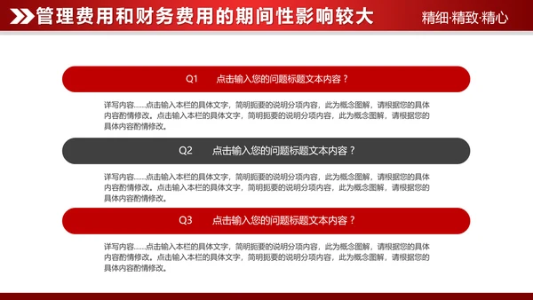 红色大气2019财务数据分析报告PPT