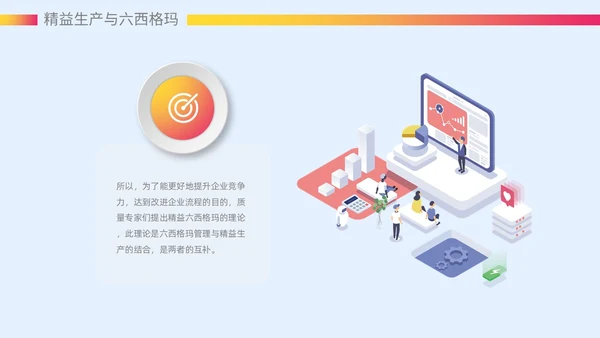 微粒体风质感大气精益生产六西格玛课件ppt